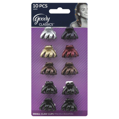 Goody Products Inc. Classics Metallic Mini Spider Claw Clips, 10 CT