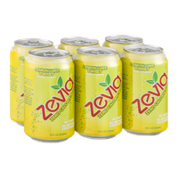 Zevia Zero Calorie Soda Lemon Lime Twist - 6 CT
