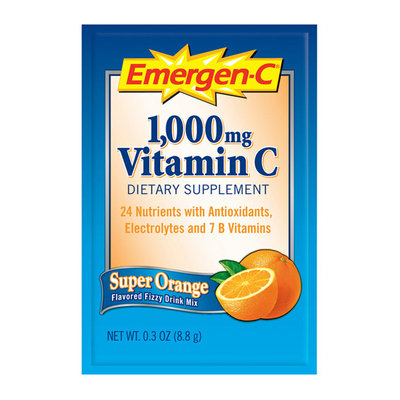 Alacer Corp. EV279 Vitamin Drink Mix Vitamins C/B 1000 mg 50ea/PK Orange