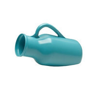 Graham Field Male Urinal, Plastic Urinal 1 1/4 QT., Blue, 1/Ea, GHF3213