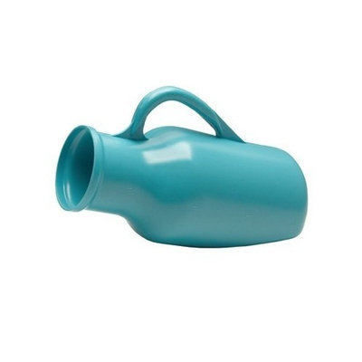 Graham Field Male Urinal, Plastic Urinal 1 1/4 QT., Blue, 1/Ea, GHF3213