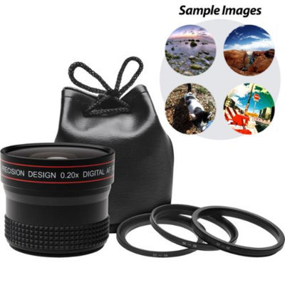 Precision Design 0.20x HD High Definition Fisheye Lens for Digital SLR Cameras