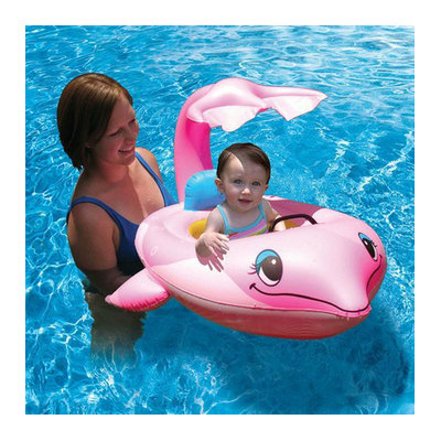 Poolmaster Dolphin Baby Seat Float - Pink