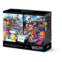 Nintendo Wii U Splatoon and Super Smash Bros Console Deluxe Set