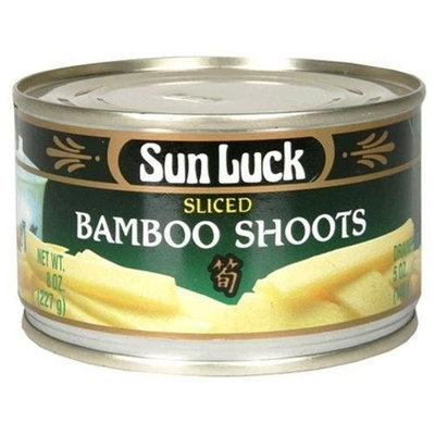 Sun Luck Sliced Bamboo Shoot, 8-Ounce Can (pack of 12)