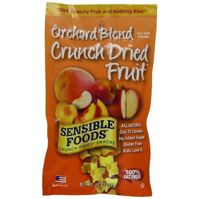 Sensible Foods Crunch Dried Snacks, Orchard Blend, 0.75-Ounce Pouches (Pack of 24)