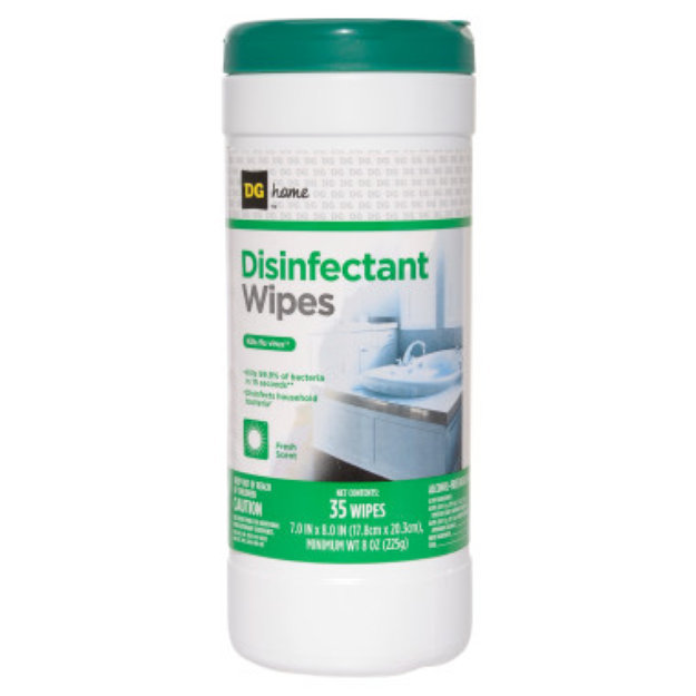 DG Home Disinfectant Wipes Fresh Scent Reviews 2019