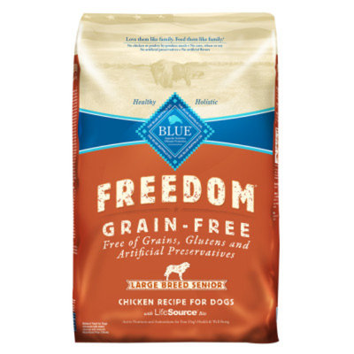 THE BLUE BUFFALO CO. BLUE™ Freedom® Grain-Free Chicken Recipe For Large Breed Senior Dogs