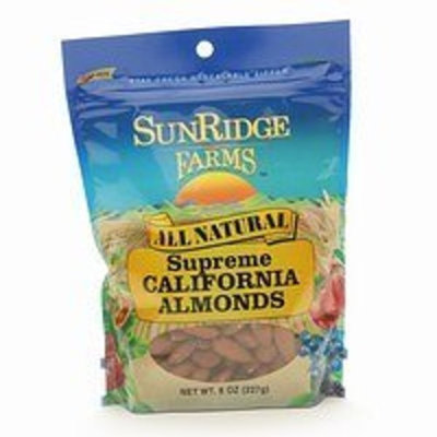 SunRidge Farms All Natural Supreme California Almonds, 8 oz