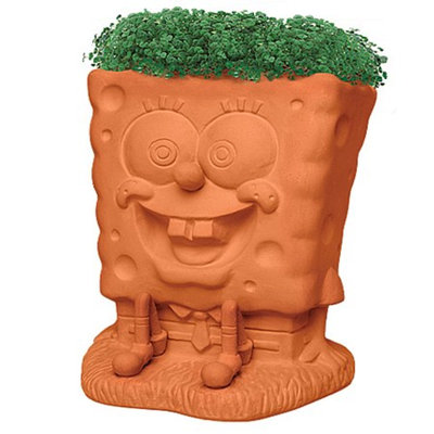 CHIA Sponge Bob Handmade Decorative Planter