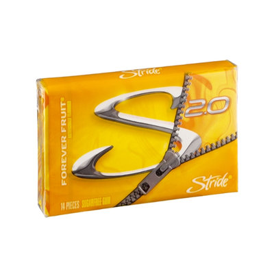 Stride 2.0 Forever Fruit Sugarfree Gum - 14 CT