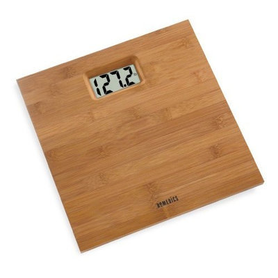 Homedics Bamboo Digital Scale, Brown