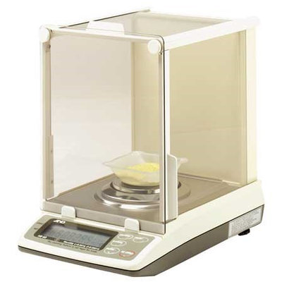 A & D WEIGHING HR-200 Analytical Balance, SS Platform,210g Cap.