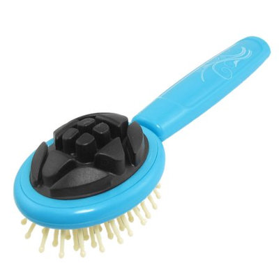 Retractable Two Side Body Stress Relaxing Massage Hammer Blue