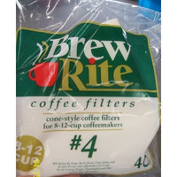 Brew Rite #4 8-12 Cup Cone Style Coffee Filters