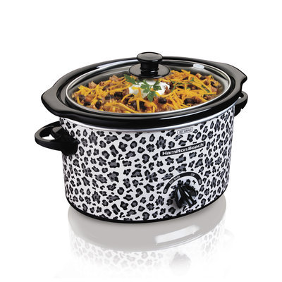 Hamilton Beach - 3-Quart Slow Cooker - Cheetah Skin