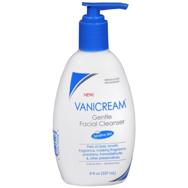 Vanicream Gentle Facial Cleanser for Sensitive Skin, 8 fl oz