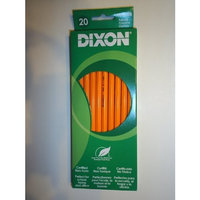 20 Dixon Pencils - No. 2 / HB Real Wood - Latex Free Eraser - Certified Non-toxic New in Box