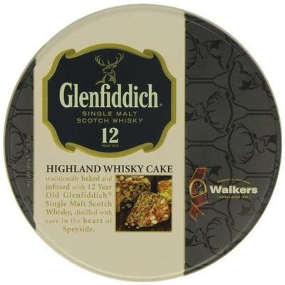 Walkers Shortbread Glenfiddich Highland Whisky Cake, 28.2-Ounce Tin