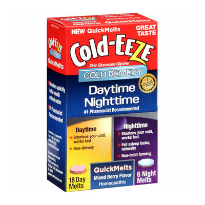 Cold-Eeze Daytime Nighttime Mixed Berry Flavor Cold Remedy QuickMelts