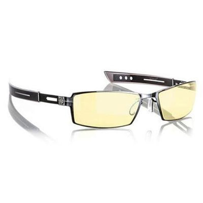 Gunnar Optiks Paralex Full Rim Narrow Advanced Video Gaming Glasses with Headset Compatibility and Amber Lens Tint