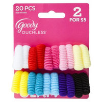 Goody Ouchless Girls' Terry Cloth Hair Elastics 20ct