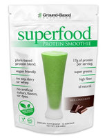 Groundbased Nutrition Ground-Based Nutrition - Superfood Protein Smoothie Milk Chocolate - 1 lb.