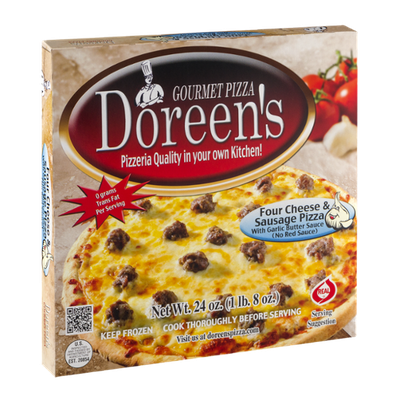 Doreen's Gourmet Pizza Four Cheese & Sausage