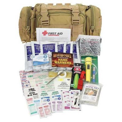 PHYSICIANSCARE 90454 Survival Kit, Tan,6inHx5inLx12inW