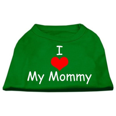 Ahi I Love My Mommy Screen Print Shirts Emerald Green XL (16)