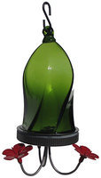 tures Way Nature's Way 16 Oz Jewel Green Twisted Hummingbird Feeder
