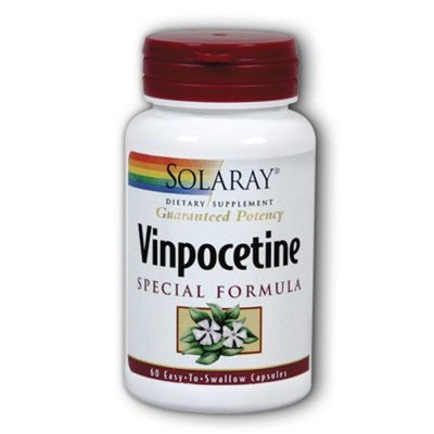 Solaray Vinpocetine Special Formula -- 60 Capsules
