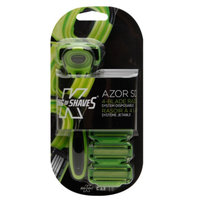 King of Shaves AZOR SD 4-Blade Razor System Disposable, 1 ea