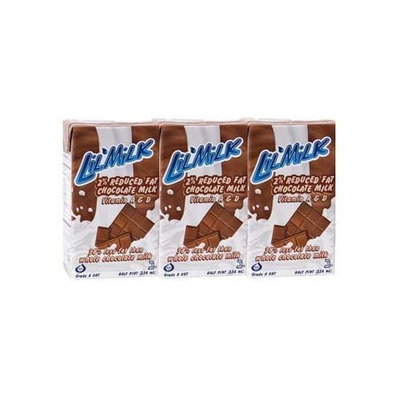 Parmalat Lil' Milk 2% Low Fat Chocolate Milk 3 pk (Pack of 9)