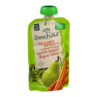 Beech-Nut® Stage 2 Veggies On-The-Go Carrot, Broccoli & Pear Blend