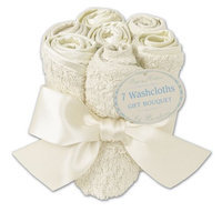 Bumkins Certified Organic Washcloth Bouquet - Cream