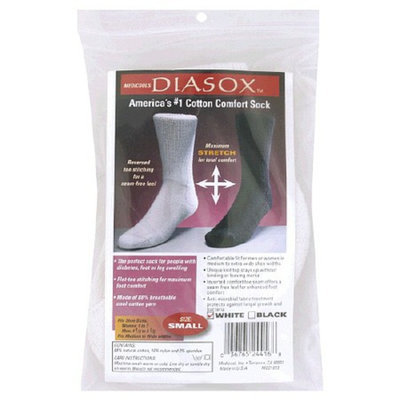 Medicool Diasox Therapeutic Mid Calf Length Socks White