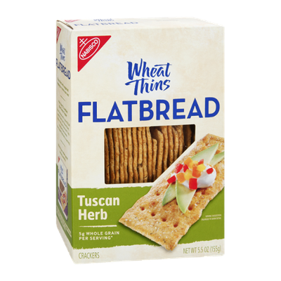 Nabisco Wheat Thins Flatbread Tuscan Herb Crackers