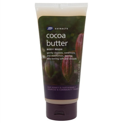 Boots Extracts Body Wash, Cocoa Butter, 6.7 fl oz