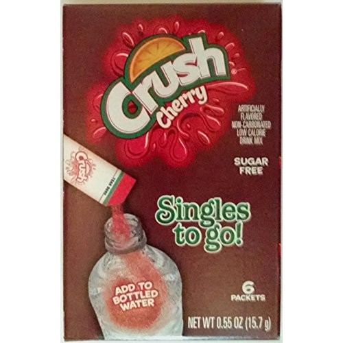 Cherry Crush Sugar Free Singles to Go! Box of 6 Packets