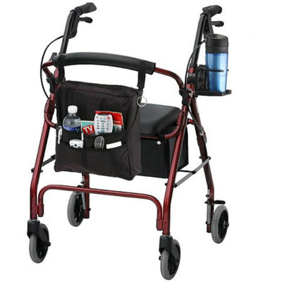Nova GetGO Classic Rolling Walker w/ Pouch & Cup Holder