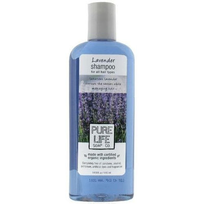 Pure Life Soap Co. Pure Life Shampoo Lavender, 15 Fluid Ounce