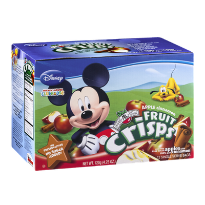 Brothers-All-Natural Disney Apple Cinnamon Fruit Crisps - 12 CT