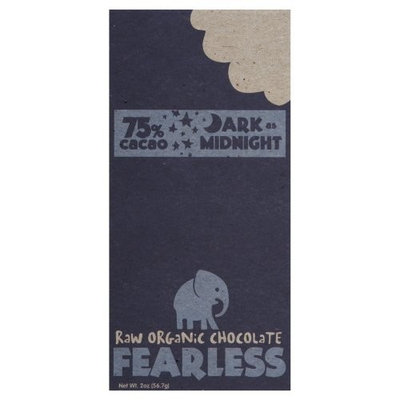 Fearless Chocolate Organic Midnight Candy Bar, 2 oz