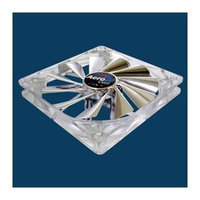 AeroCool Silver Lightning Quad White LED 140mm Fan w/ 120mm Adapter