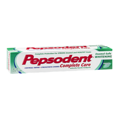 Pepsodent Complete Care Smooth Mint Flavor Toothpaste