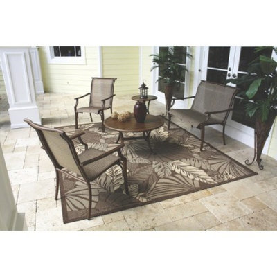 Panama Jack Chub Cay 5-Piece Sling Patio Conversation Furniture Set
