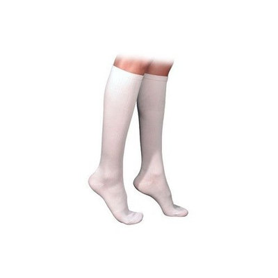 Sigvaris 230 Cotton Series 20-30 mmHg Men's Closed Toe Knee High Sock Size: X-Large Short, Color: Navy 10