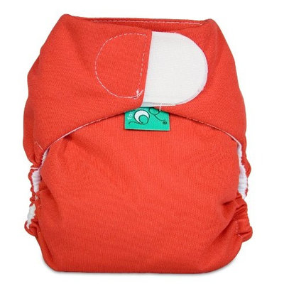 Bummis Tots Bots Tini Fit Cloth Diaper, Pomegranate, 5-12 Pounds