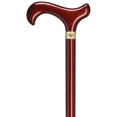 Harvy Ladies Derby Cane High Gloss Metallic Raspberry -Affordable Gift! Item #DHAR-9781800
